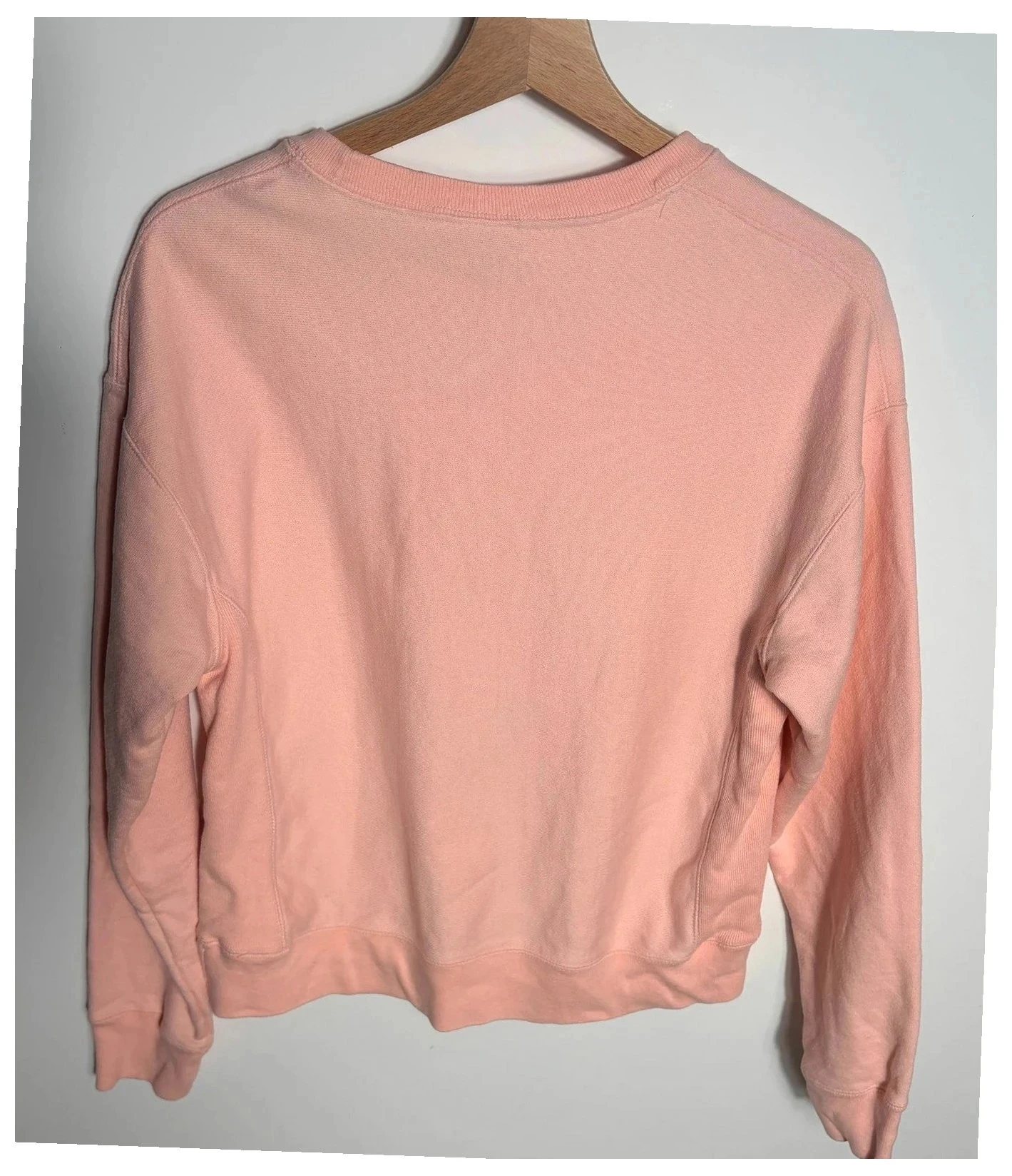 Powder pink Champion Reverse Weave crewneck women's S streetwear sweatshirt – photo 2